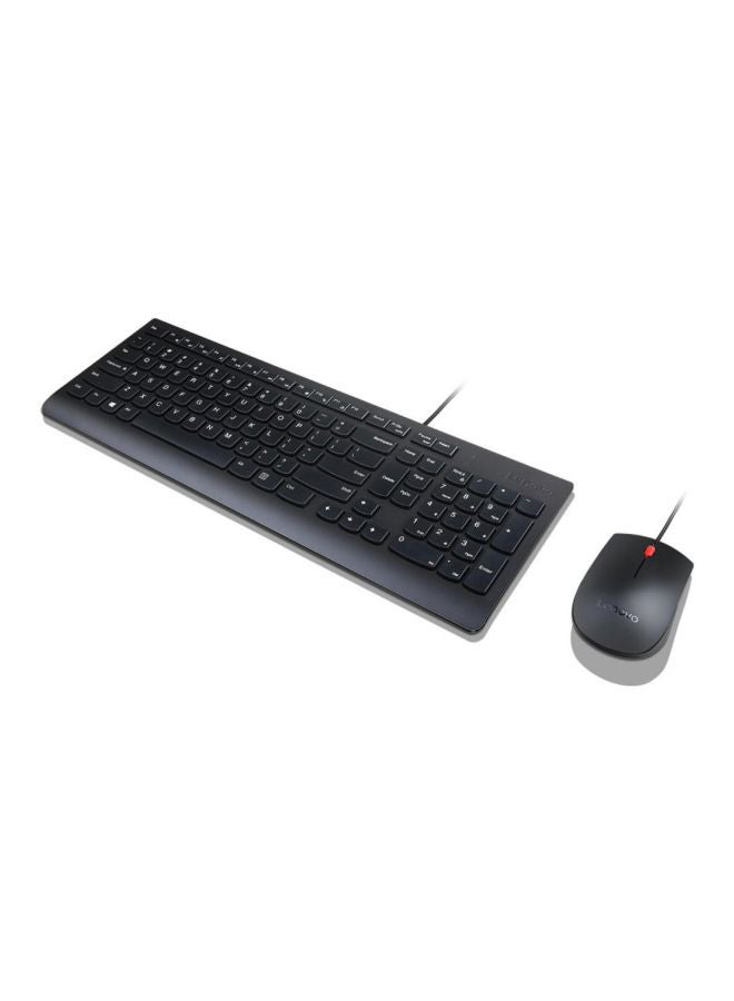 Lenovo Essential Wired Keyboard And Mouse Set Black - Image 4