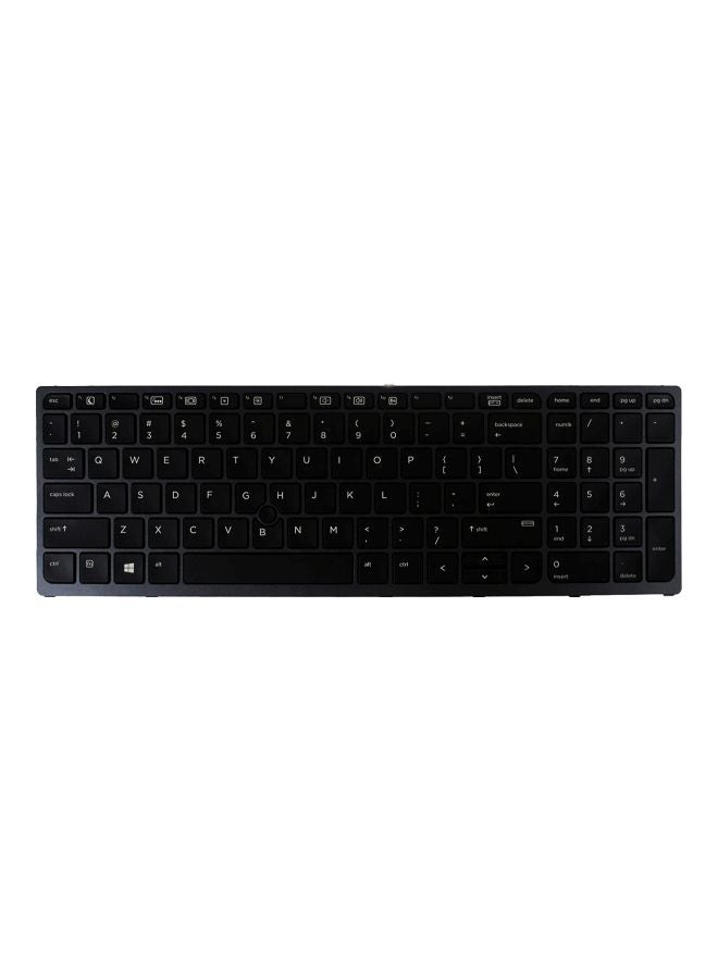 HP - Replacement Keyboard For HP ProBook 450 455 470 G3 Black - Image 1