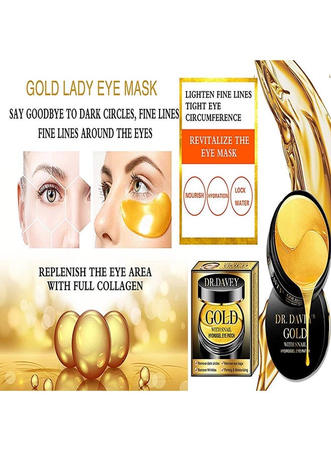 DR. DAVEY - 24K Gold With Snail Eye Treatment Mask 150grams - Image 1