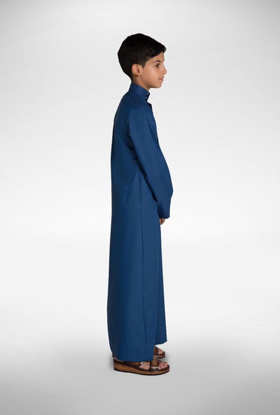 BAIT AL KANDORA Arabi Edition Kids Kandora Blue  - Image 2