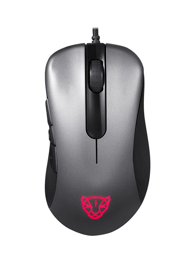 Motospeed - V100 Optical Wired Gaming Mouse Grey - Image 1