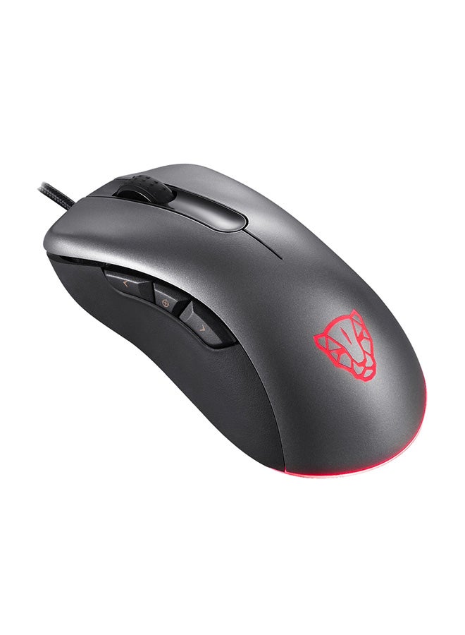 Motospeed - V100 Optical Wired Gaming Mouse Grey - Image 1