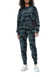 Calvin Klein Performance Cropped Camo Sweatshirt Multicolour  - Image 1