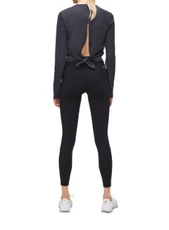Calvin Klein Performance Long Sleeve Hi-Low T-Shirt Dark Blue  - Image 2