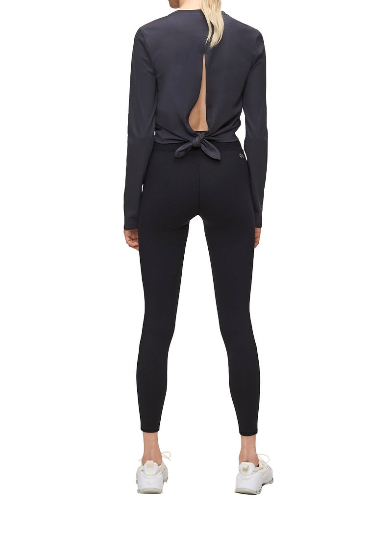Calvin Klein Performance - Long Sleeve Hi-Low T-Shirt Dark Blue - Image 1