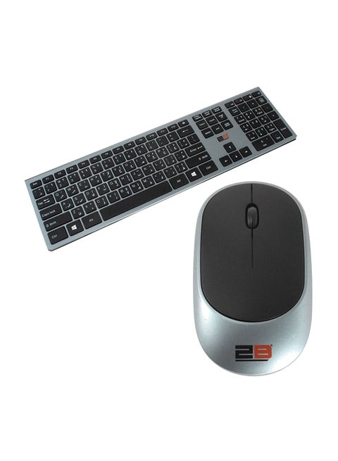 Business Series Wireless Keyboard And Mouse Combo Black/Dark Grey