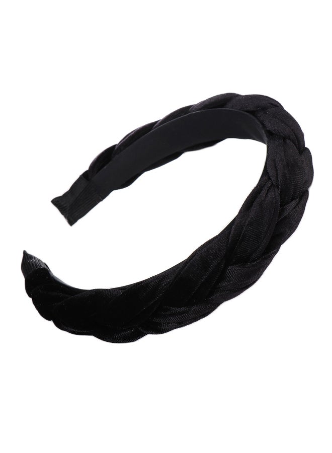 ربطة رأس عصرية أنيقة أسود