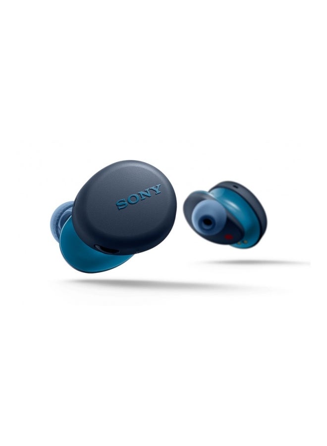 Bluetooth In-Ear Earbuds With Charging Case blue