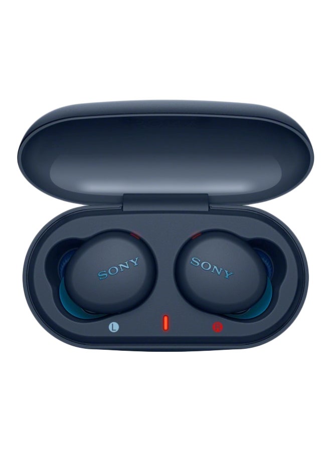 Bluetooth In-Ear Earbuds With Charging Case blue