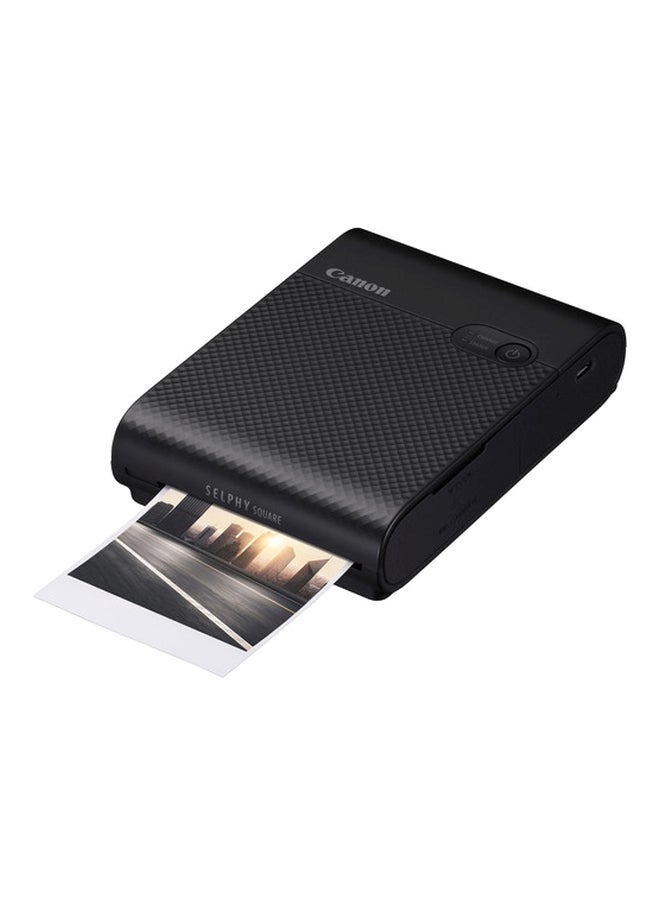 Canon SELPHY SQUARE QX10 Portable Colour Photo Wireless Printer Black - Image 3