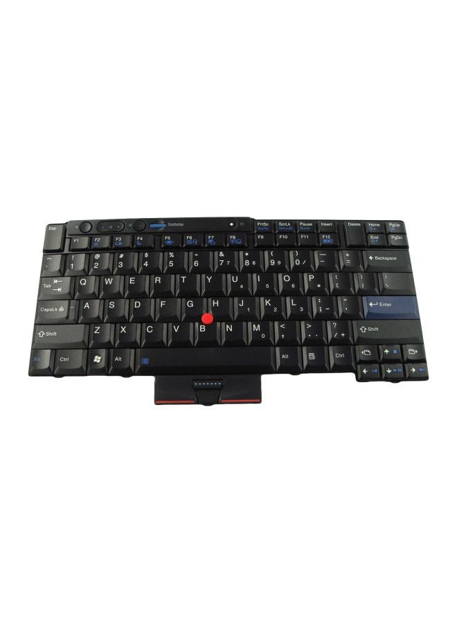Lenovo - Replacement Keyboard For Lenovo ThinkPad Laptop Black - Image 1