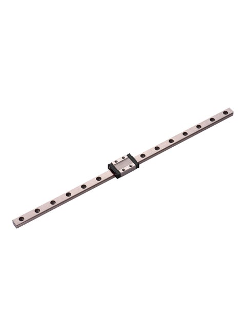 2-Piece Linear Rail Guideway With Block Kit For 3D Printer Cnc Machine Silver