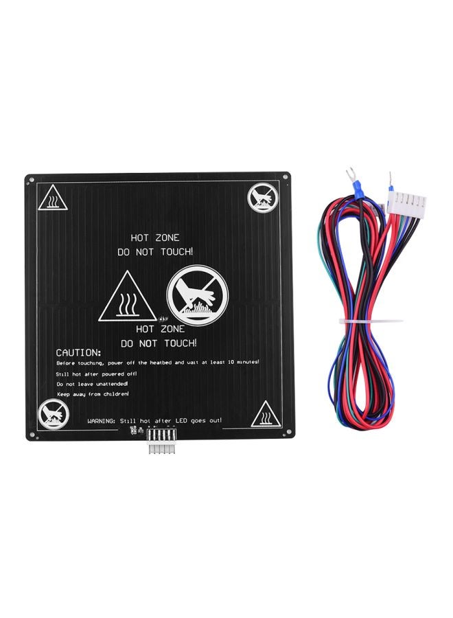 Aibecy Aluminum Heated Bed For Anet A8/A6 3D Printer Black  - Image 1
