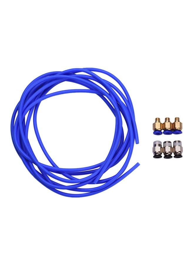 Aibecy 3-Piece Tube Hose Pipe Set For 3D Printer Blue  - Image 2