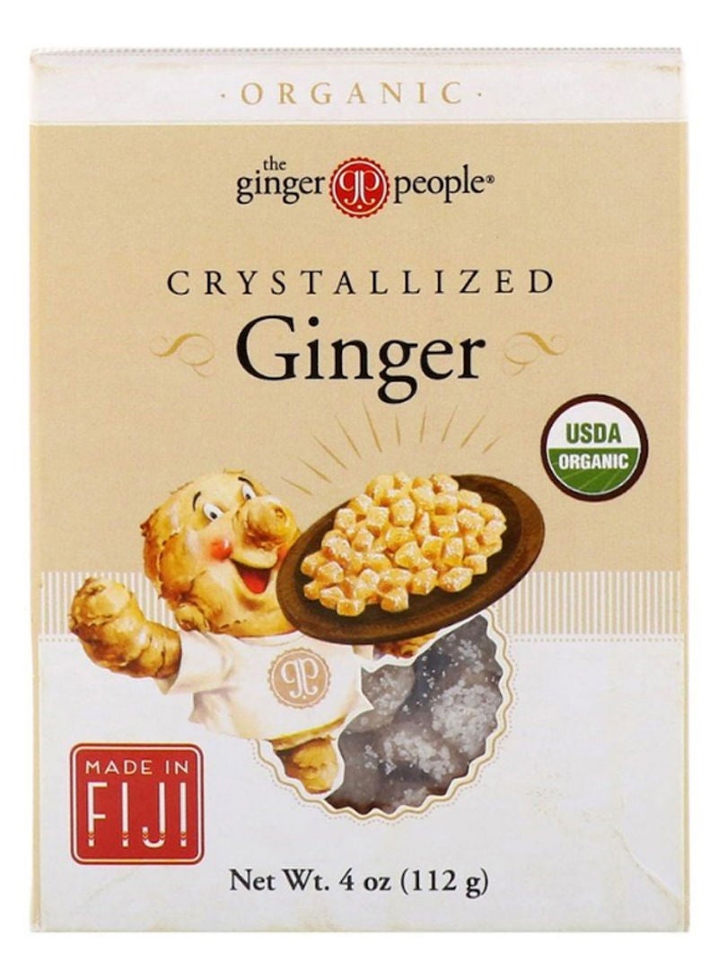 The Ginger People Organic Crystallized Ginger 112grams - Image 1