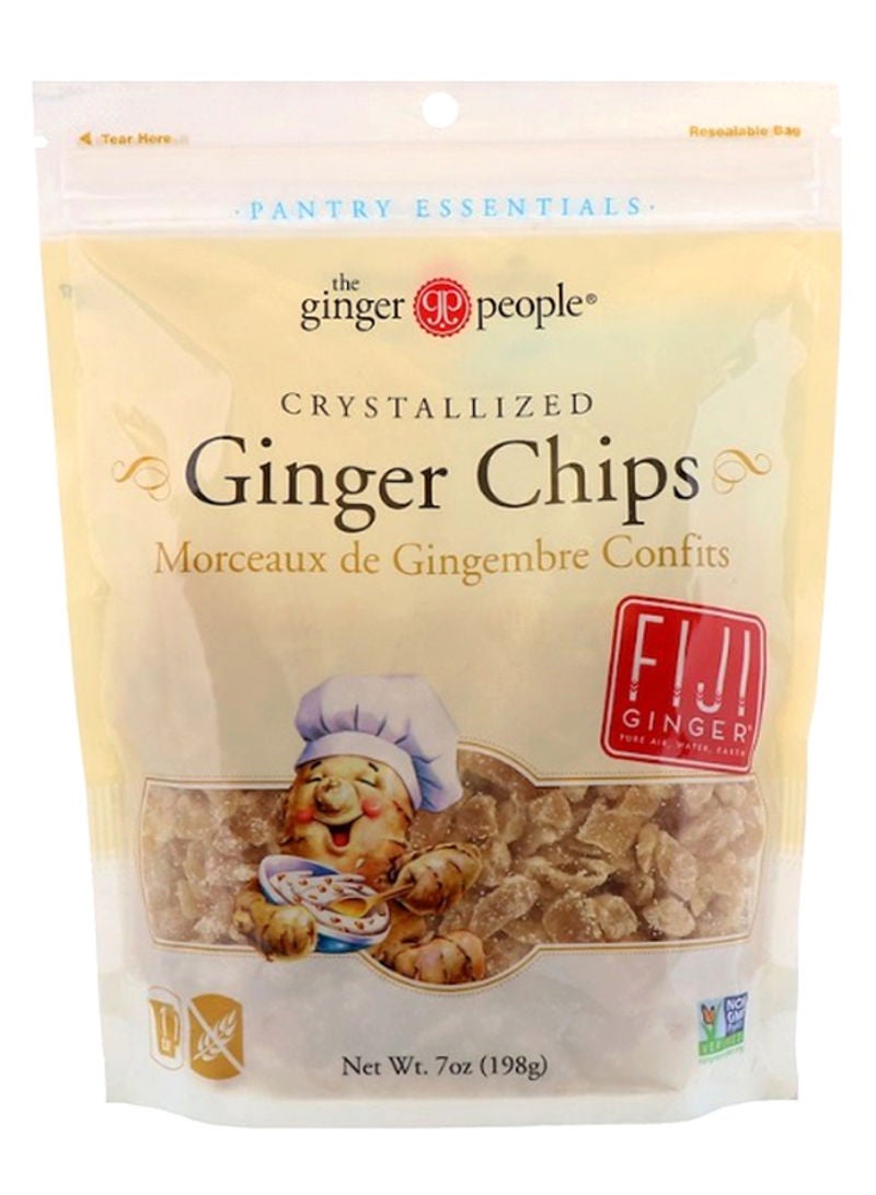The Ginger People Crystallized Ginger Chips 198grams - Image 1