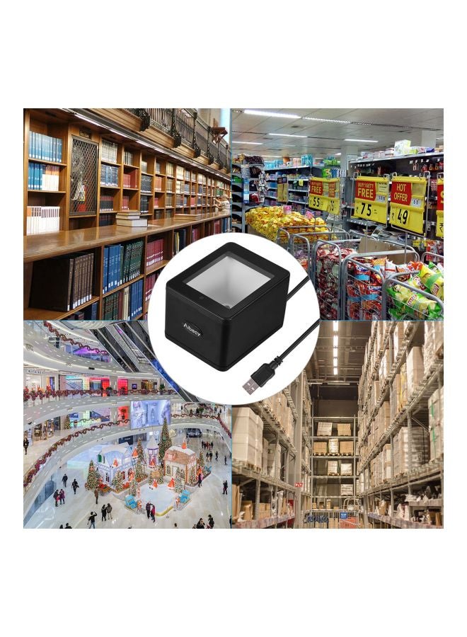Aibecy - Wired Bar Code Reader Black - Image 1