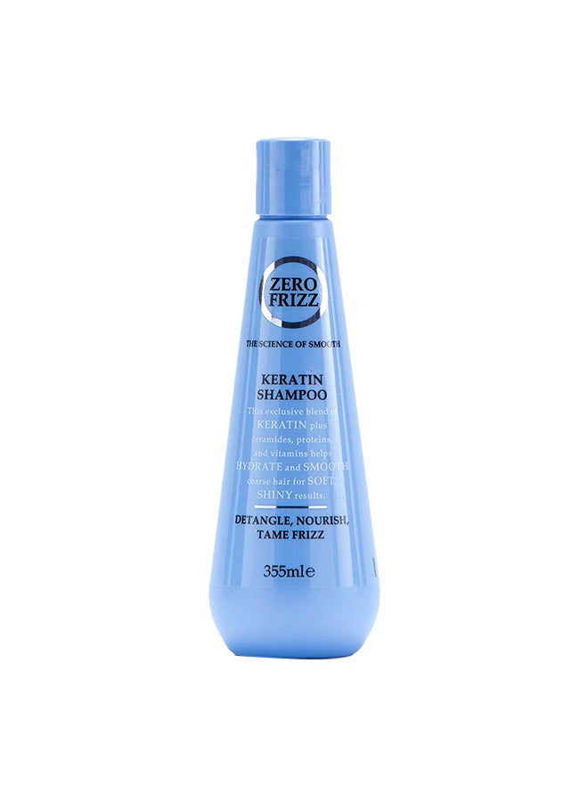 Zero Frizz - Keratin Shampoo 355ml - Image 1