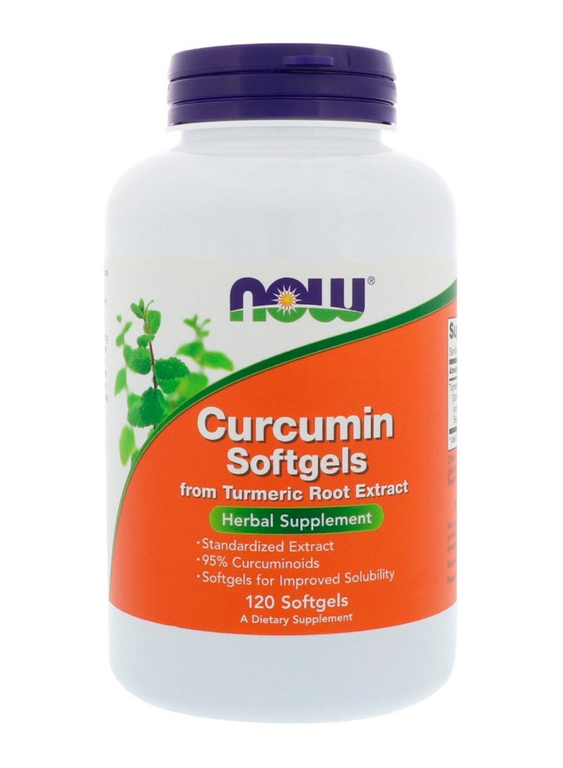 Now Foods Curcumin Turmeric Root Extract - 120 Softgels