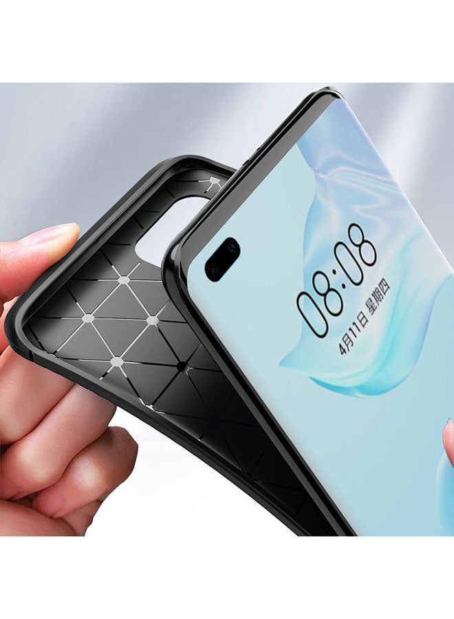 Ozone Ultra-Thin Lightweight Flexible Cover For Huawei P40 Pro Black - Image 3