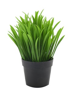DRAMA HOME Artificial Potted Plant Green/Black 