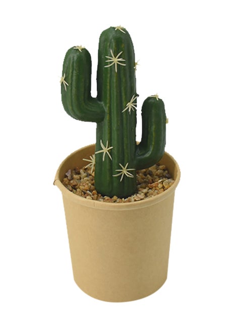 Artificial Potted Plant Green/Beige