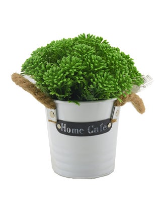 Artificial Potted Plant White/Green/Silver - v1589272205/N37950890A_1