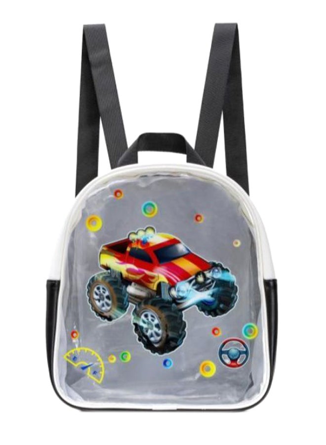 Eazy Kids Car Printed Backpack  - Image 2