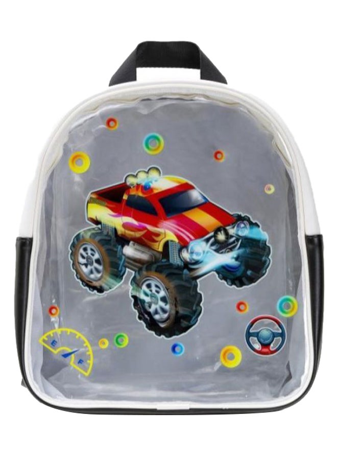 Eazy Kids Car Printed Backpack  - Image 1