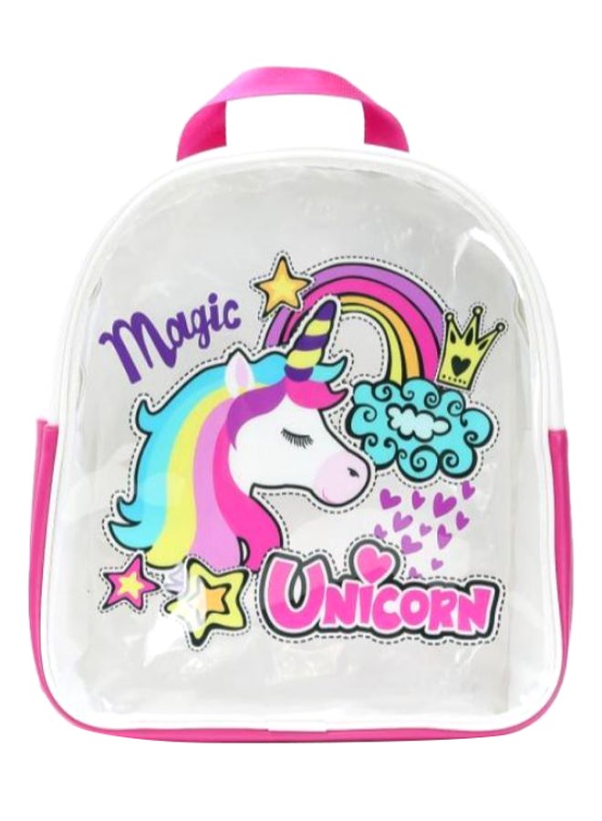 Eazy Kids Magical Unicorn Backpack Pink/White  - Image 1
