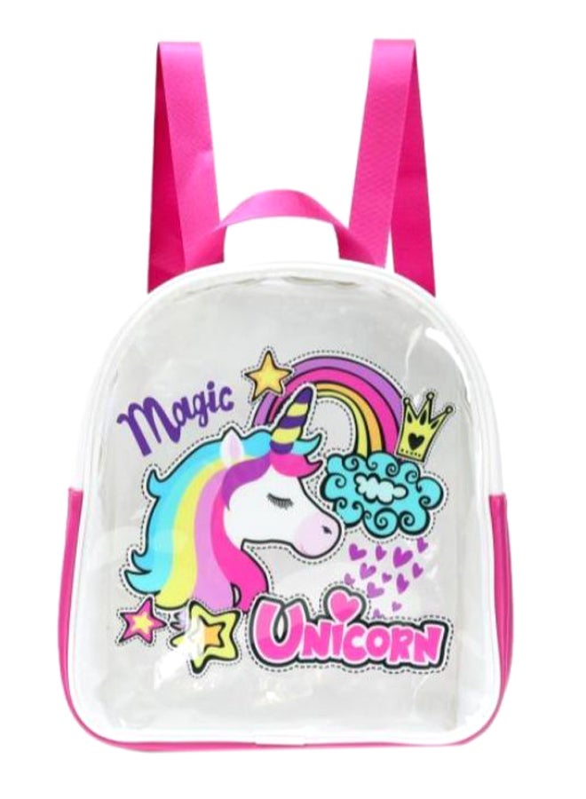 Eazy Kids Magical Unicorn Backpack Pink/White  - Image 2