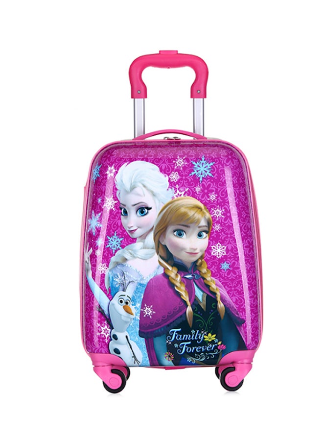 Travel Luggage School Trolley Bag Purple