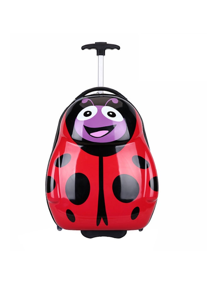 Travel Luggage School Trolley Bag Red/Black