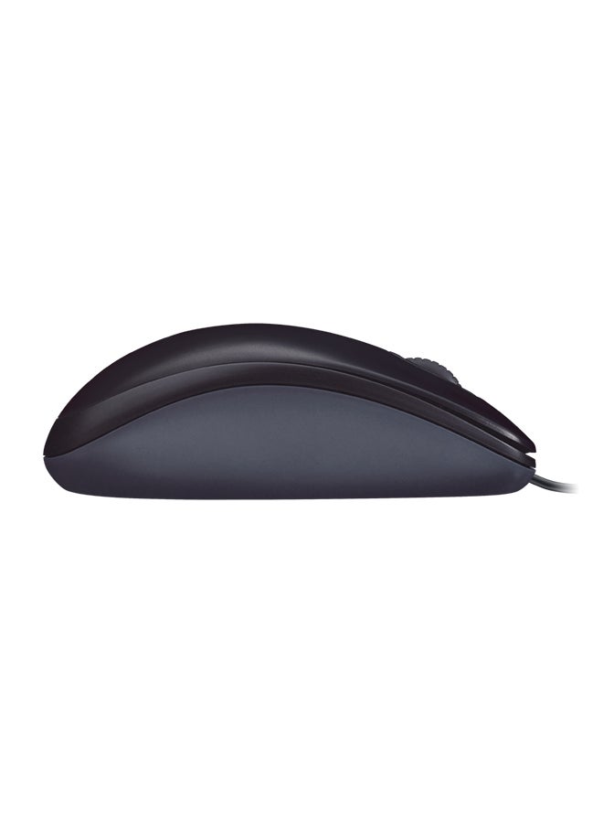 Logitech M90 Wired Mouse Black  - Image 4