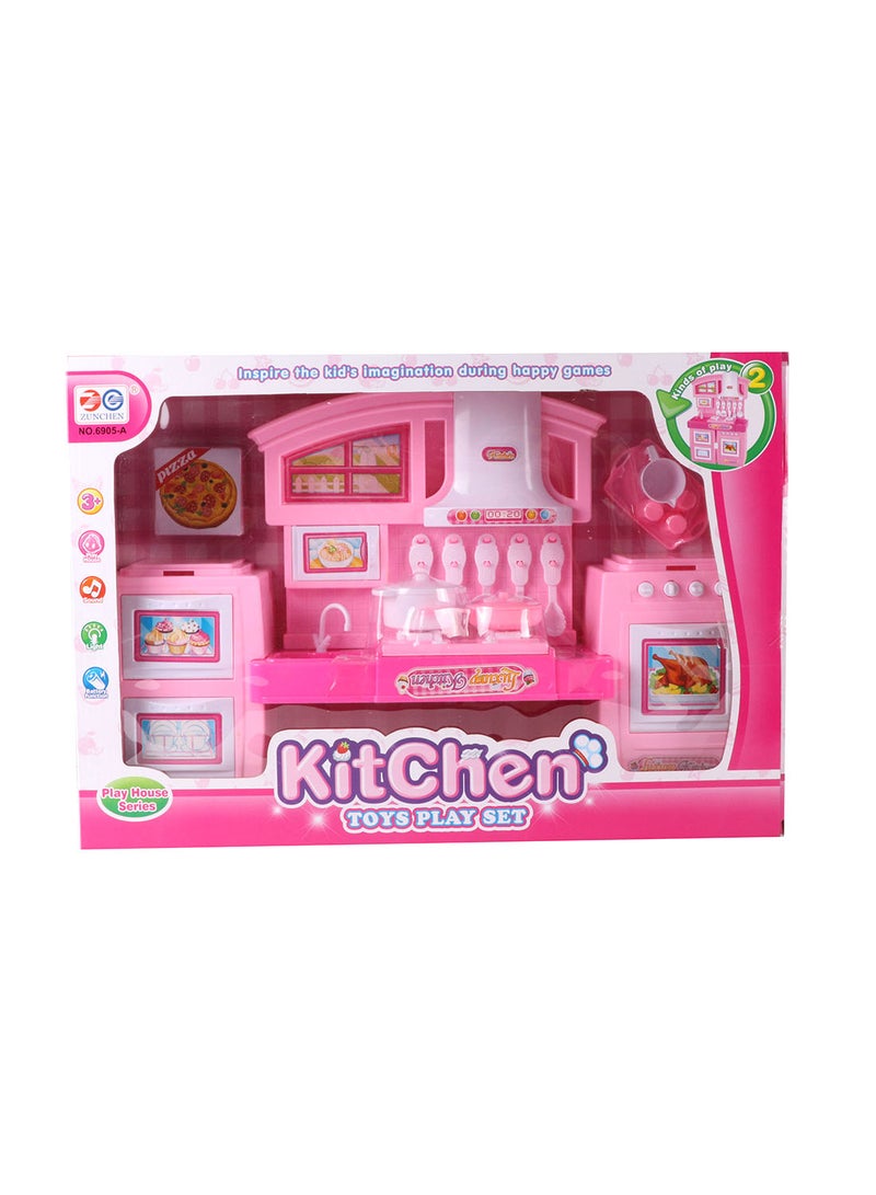 زونشن مجموعة أدوات المطبخ مزودة بموسيقى وأضواء - Image 1