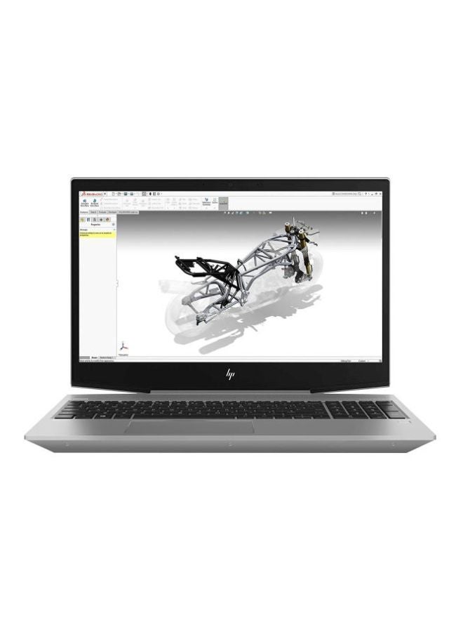 ZBook 15u G5 Laptop With 15.6-Inch Display, Core i7 Processor/16GB RAM/512GB SSD/Intel HD Graphics 630 Silver/Black