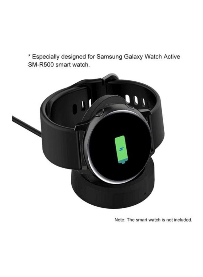 Wireless Charging Stand For Samsung Galaxy Active SM-R500 Black - Image 2