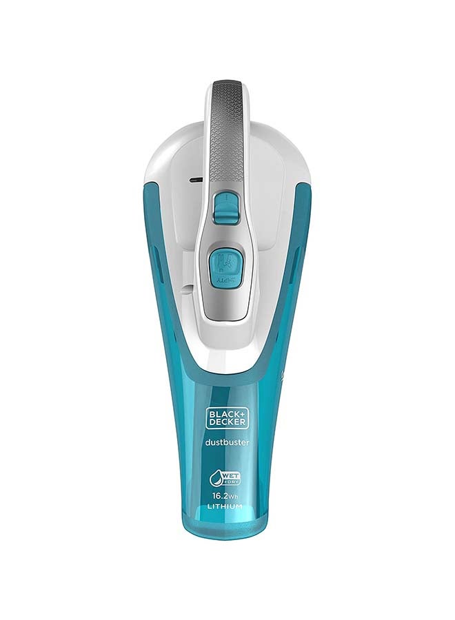 BLACK+DECKER Wet & Dry Cordless Dustbuster Hand Vacuum, 10.8V 1.5Ah Li-Ion, 16.2Wh, Removable Filter, Lightweight, Wide Mouth, Best for Spills Dust Dirt and Small Debris, 240 ml 16.2 W WDA315J-B5 Blue/White  - Image 2