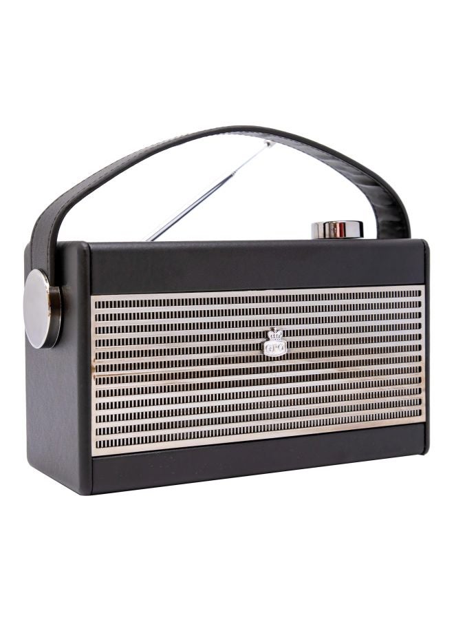 GPO Retro Portable Analogue Radio DARCY-BLK Black  - Image 1