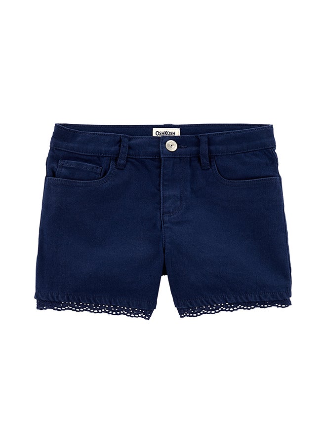 Schiffli Trim Shorts Navy - v1589283764/N37260691V_1