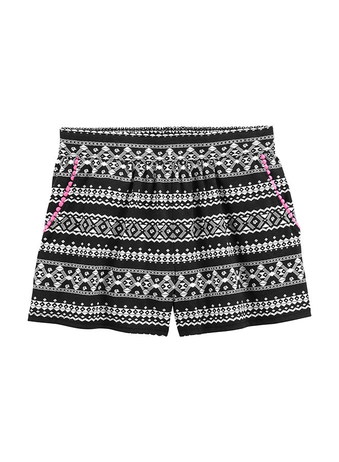 OSHKOSH B'gosh Printed Shorts Black/White