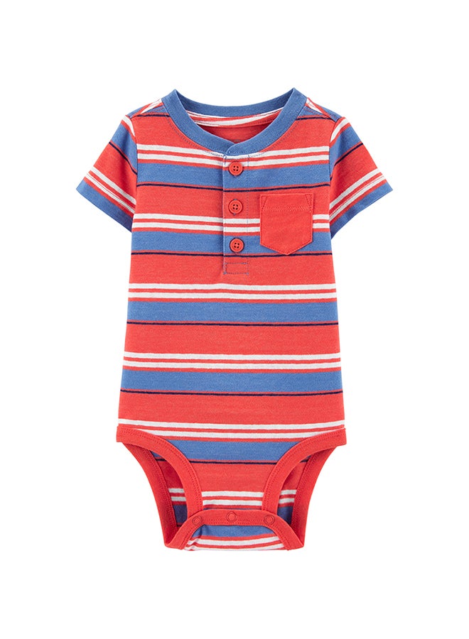 Infants Striped Onesie T-Shirt Stripe - v1589283798/N37346678V_1