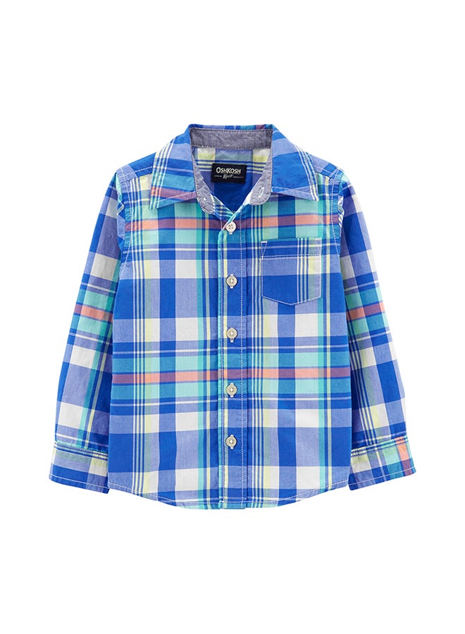 OSHKOSH B'gosh - Button-Front Shirt Plaid - Image 1
