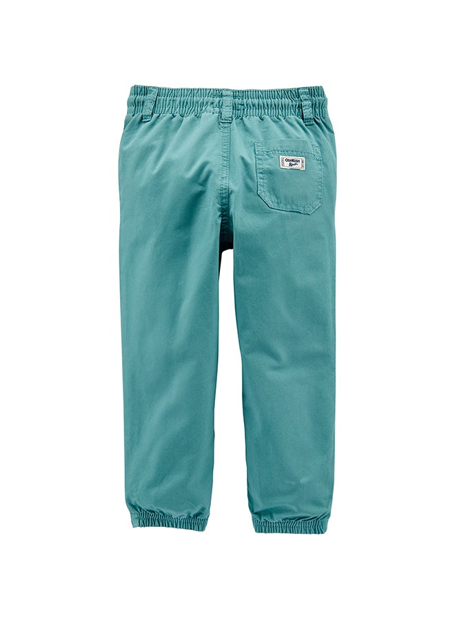 OSHKOSH B'gosh Flat Front Joggers Turquoise - Image 2