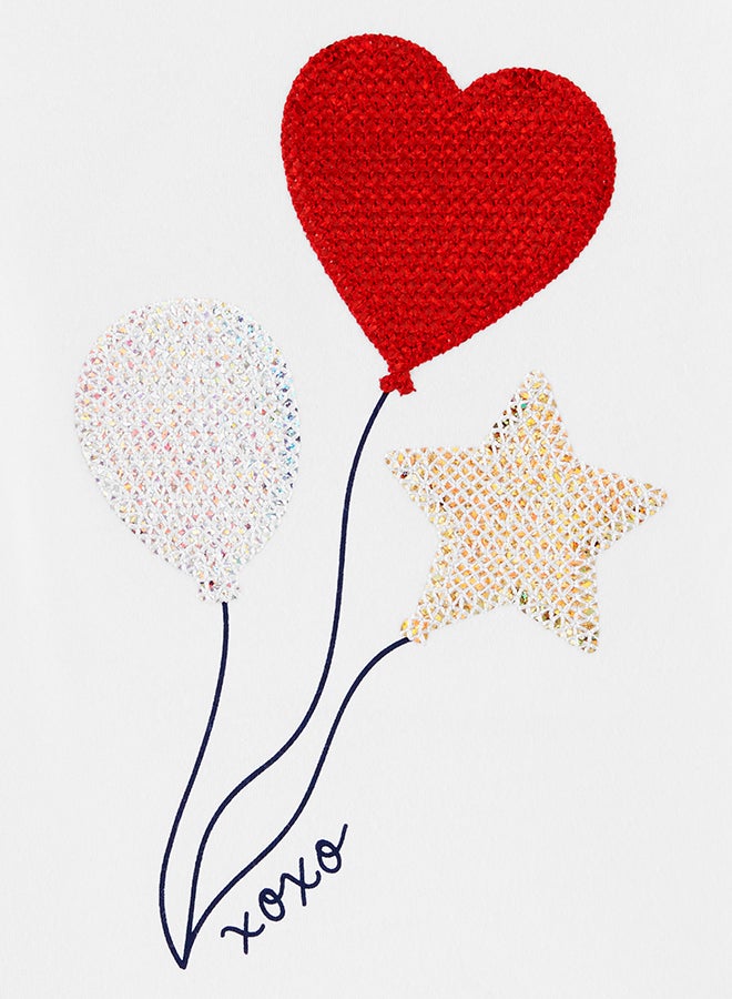 OSHKOSH B'gosh - Sequin Detail Top White - Image 1