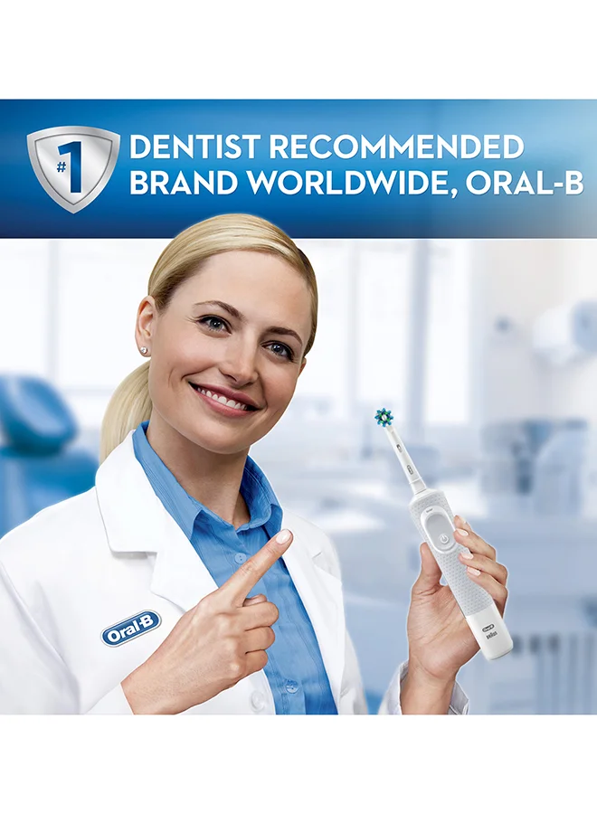 Oral-B Vitality 100 Cross Action Rechargeablre Toothbrush White