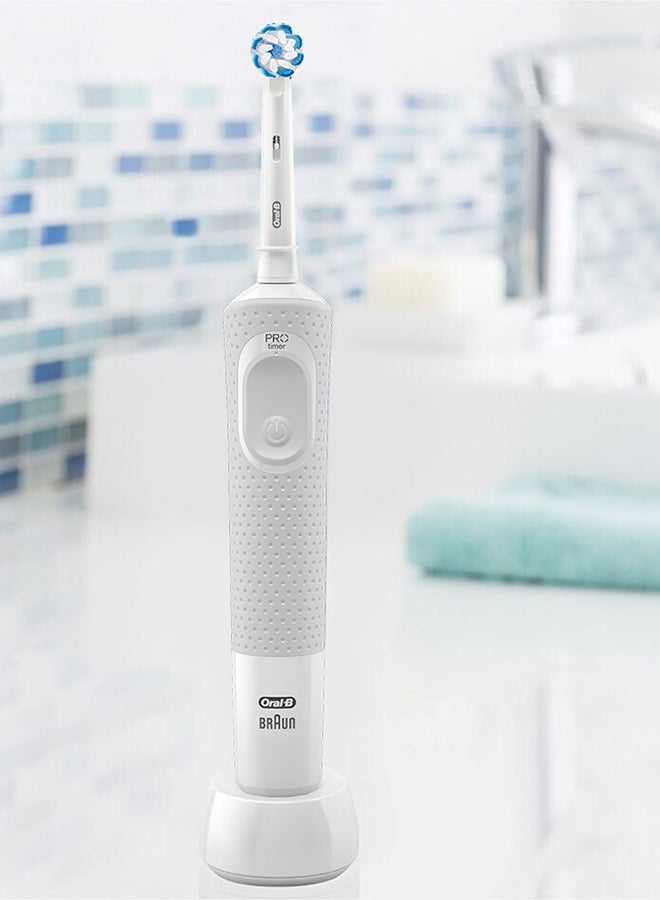 Oral-B - Vitality 100 Sensi Ultrathin Rechargeable Clamshell Toothbrush White - Image 1