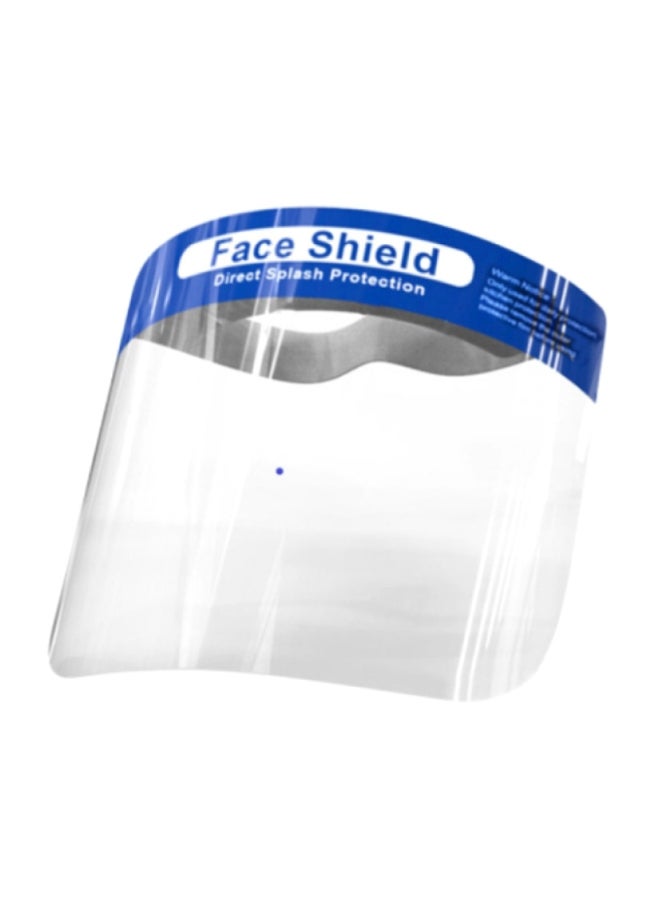 Protective Face Shield Clear/Blue 32x2x22cm  - Image 1