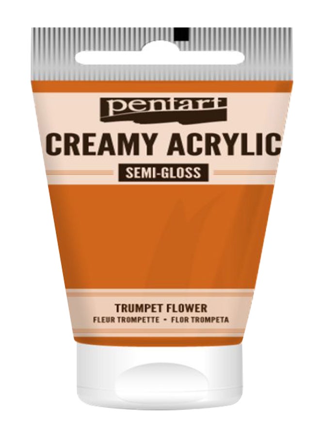 بينتارت طلاء أكريليك شبه لامع بلون كريمي ترومبيت فلاور