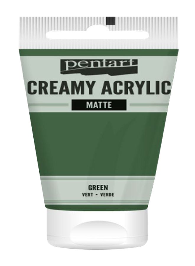 Creamy Acrylic Matte Paint Green